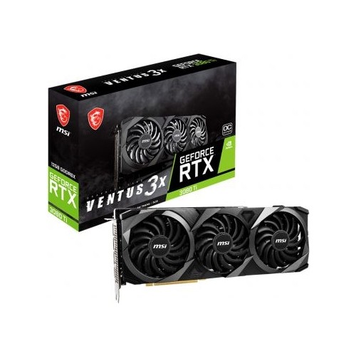 MSI GeForce RTX 3080 Ti Ventus 3X 12GB OC 384bit GDDR6X PCI-Express x16 Ekran Kartı ürün fotoğrafı — Fiyo fiyat karşılaştırması